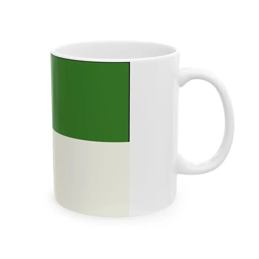 Vlieland flag (Netherlands) White Coffee Mug - Go Mug Yourself