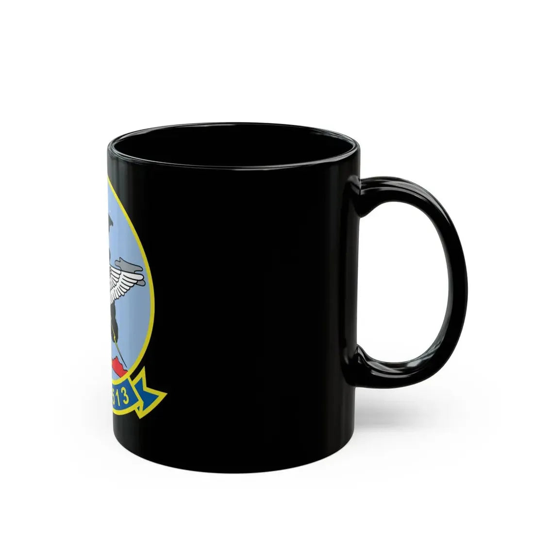 VMA 513 (USMC) Black Coffee Mug - Go Mug Yourself
