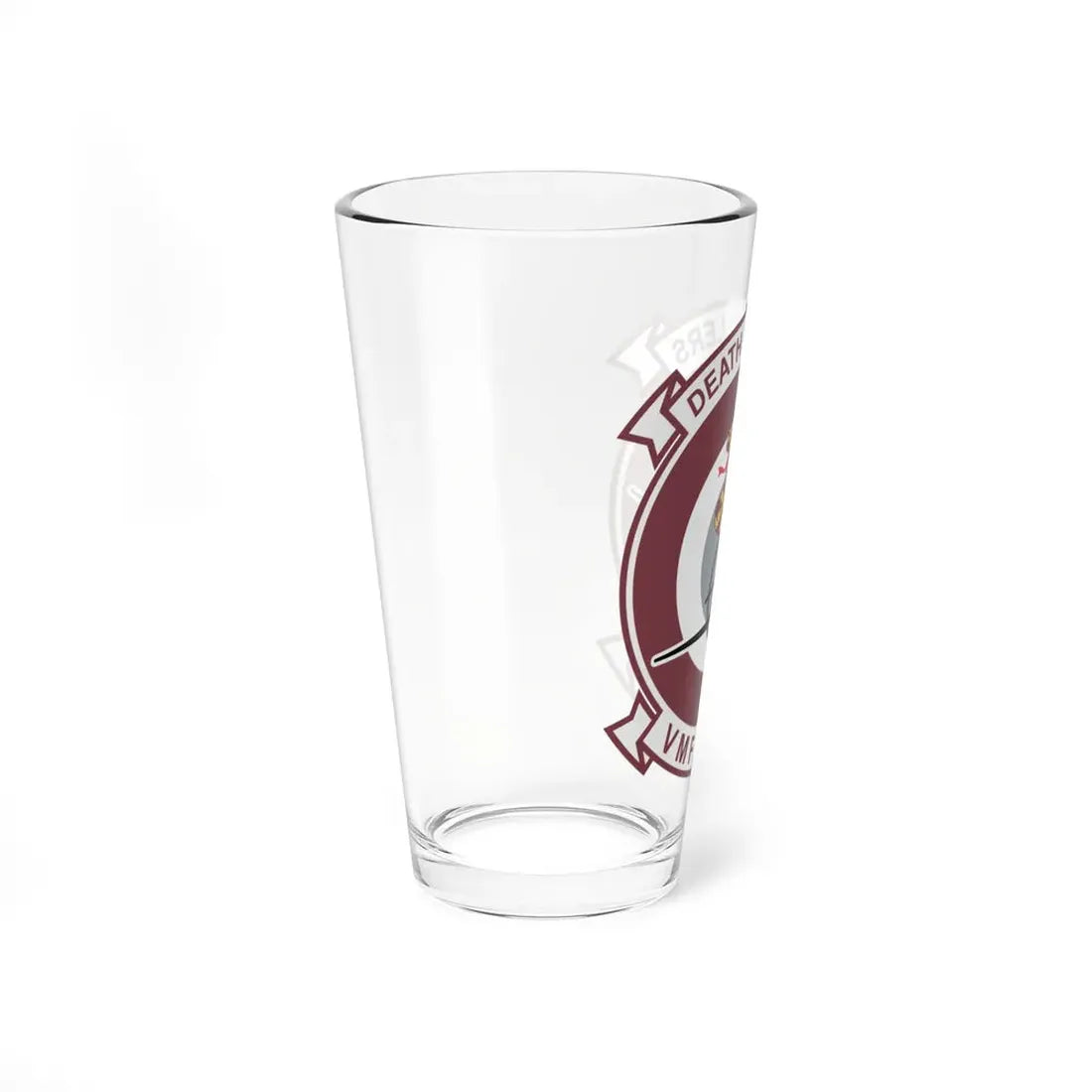 VMFA 323 Death Rattles (USMC) Pint Glass 16oz - Go Mug Yourself
