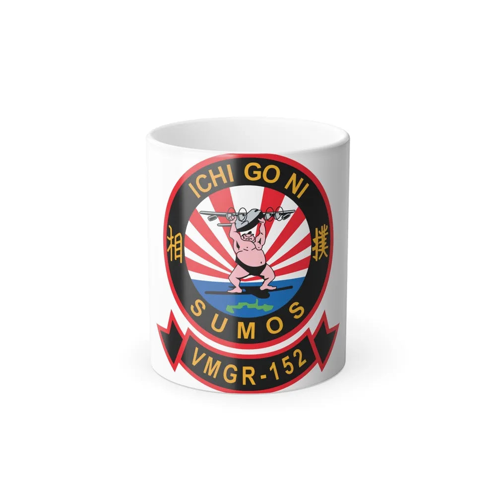 VMGR 152 Sumos ICHI GO NI (U.S. Navy) Color Changing Mug 11oz-11oz-Go Mug Yourself