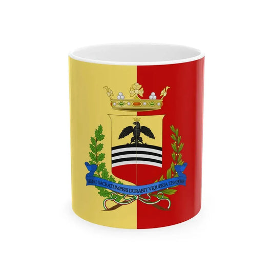 Voghera-Bandiera (Italy) White Coffee Mug 11oz - Go Mug Yourself
