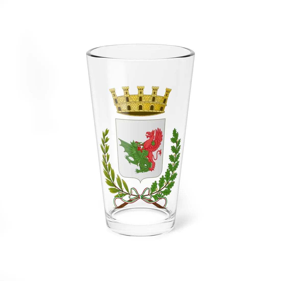 Volterra-Stemma (Italy) (Coat of Arms) Pint Glass 16oz 16oz - Go Mug Yourself