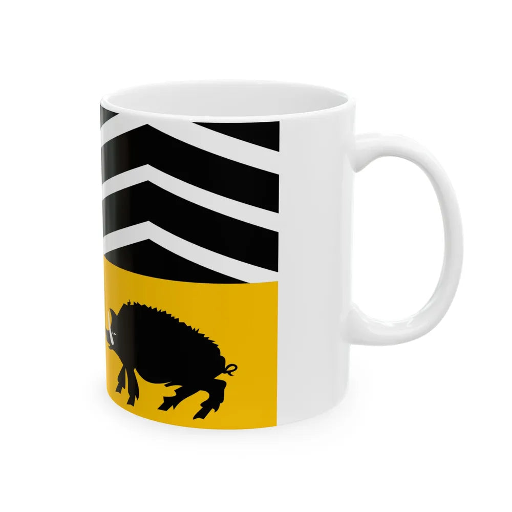 Vorselaar vlag (Belgium) White Coffee Mug - Go Mug Yourself