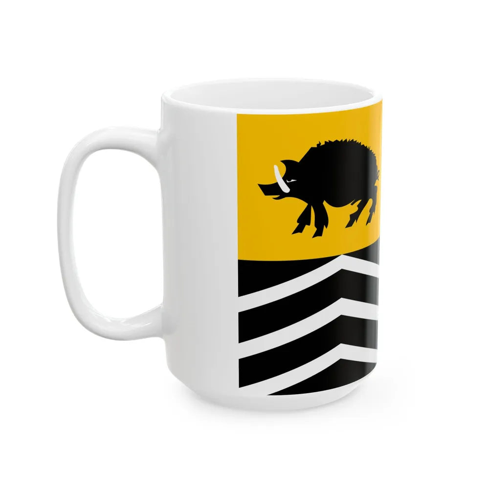 Vorselaar vlag (Belgium) White Coffee Mug - Go Mug Yourself