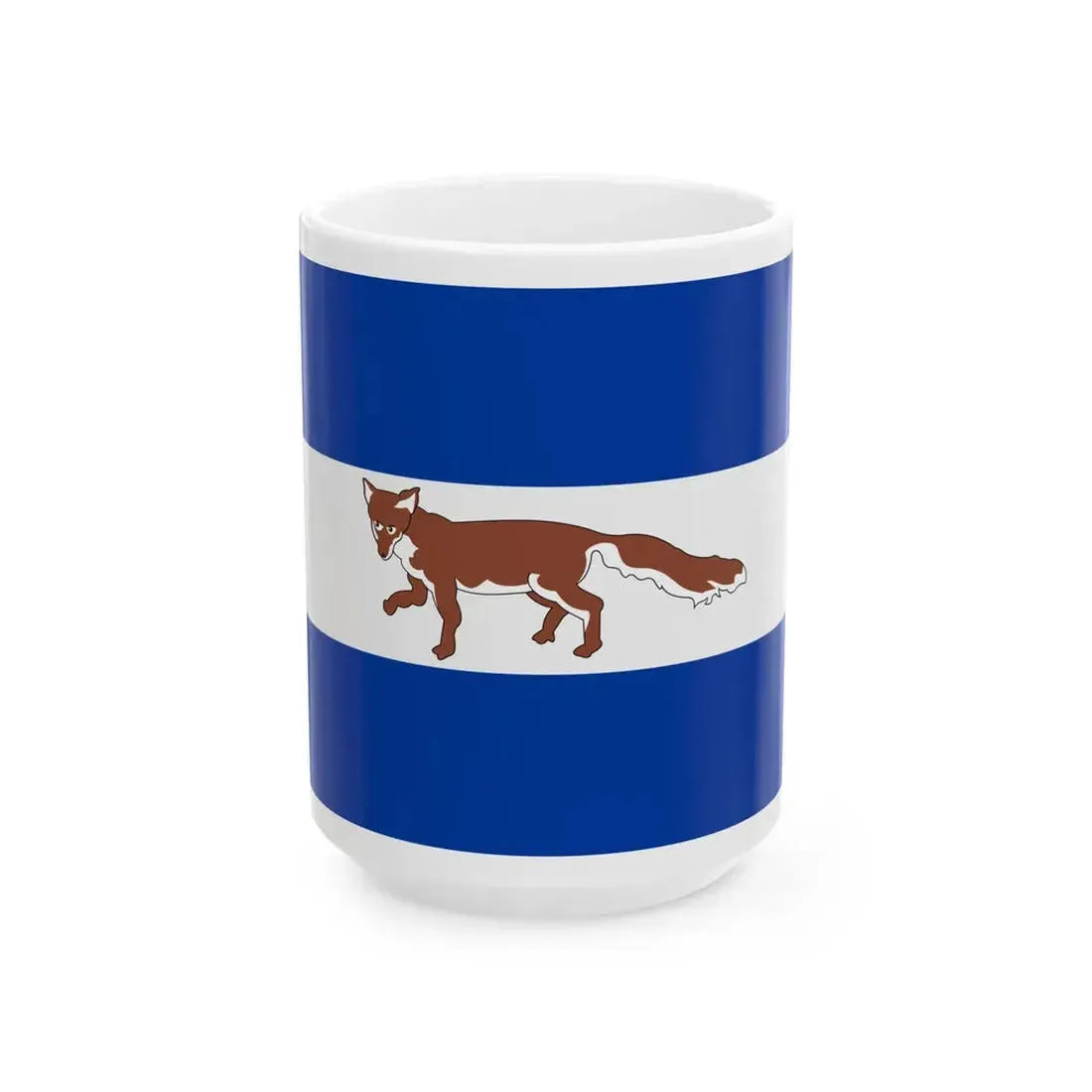 Vosselaar vlag (Belgium) White Coffee Mug 15oz - Go Mug Yourself