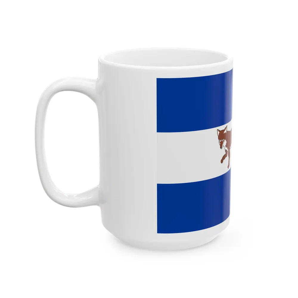 Vosselaar vlag (Belgium) White Coffee Mug - Go Mug Yourself
