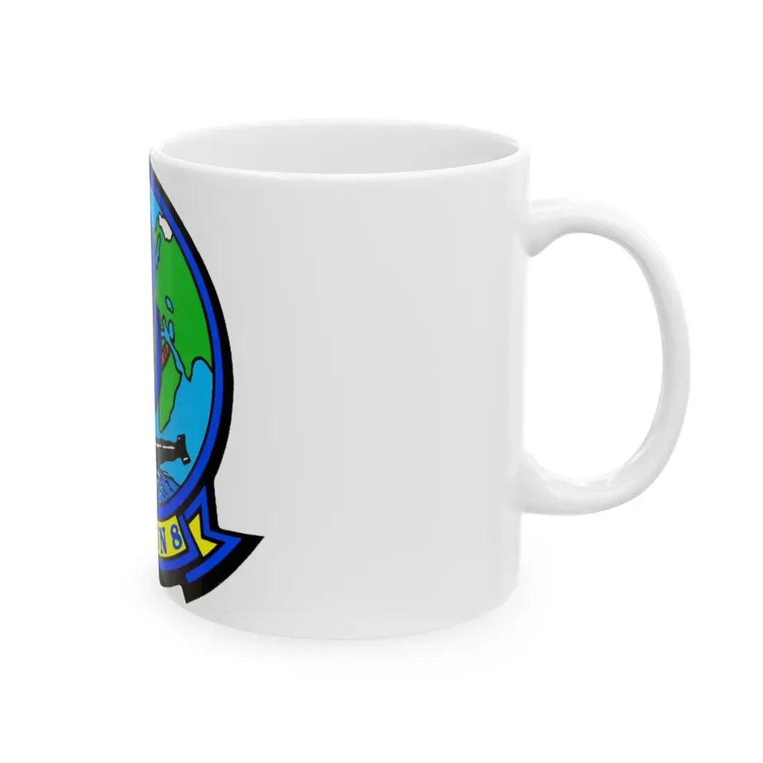 VP 8 Fighting Tigers (U.S. Navy) White Coffee Mug - Go Mug Yourself