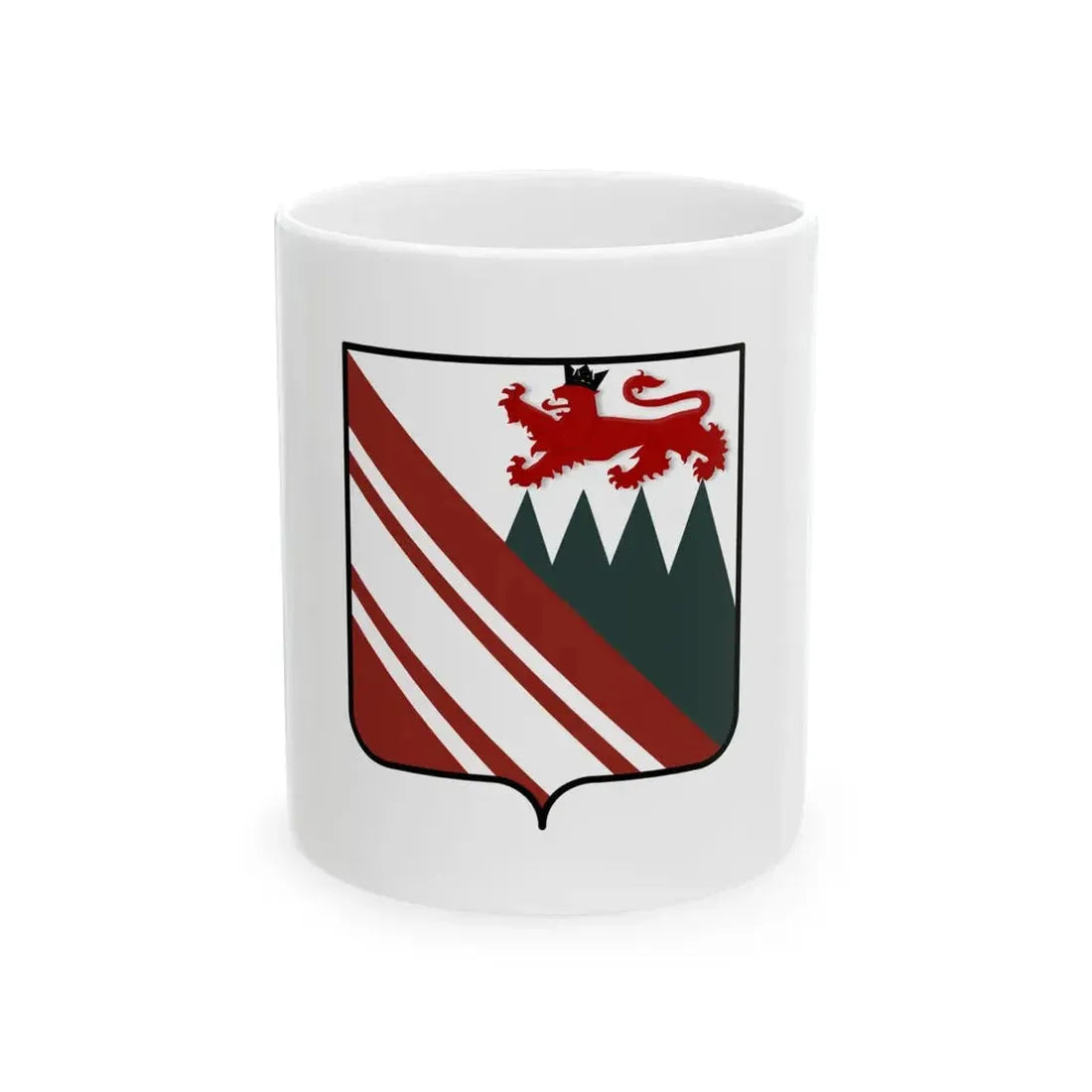 Vresse-sur-Semois vlag (Belgium) White Coffee Mug 11oz - Go Mug Yourself
