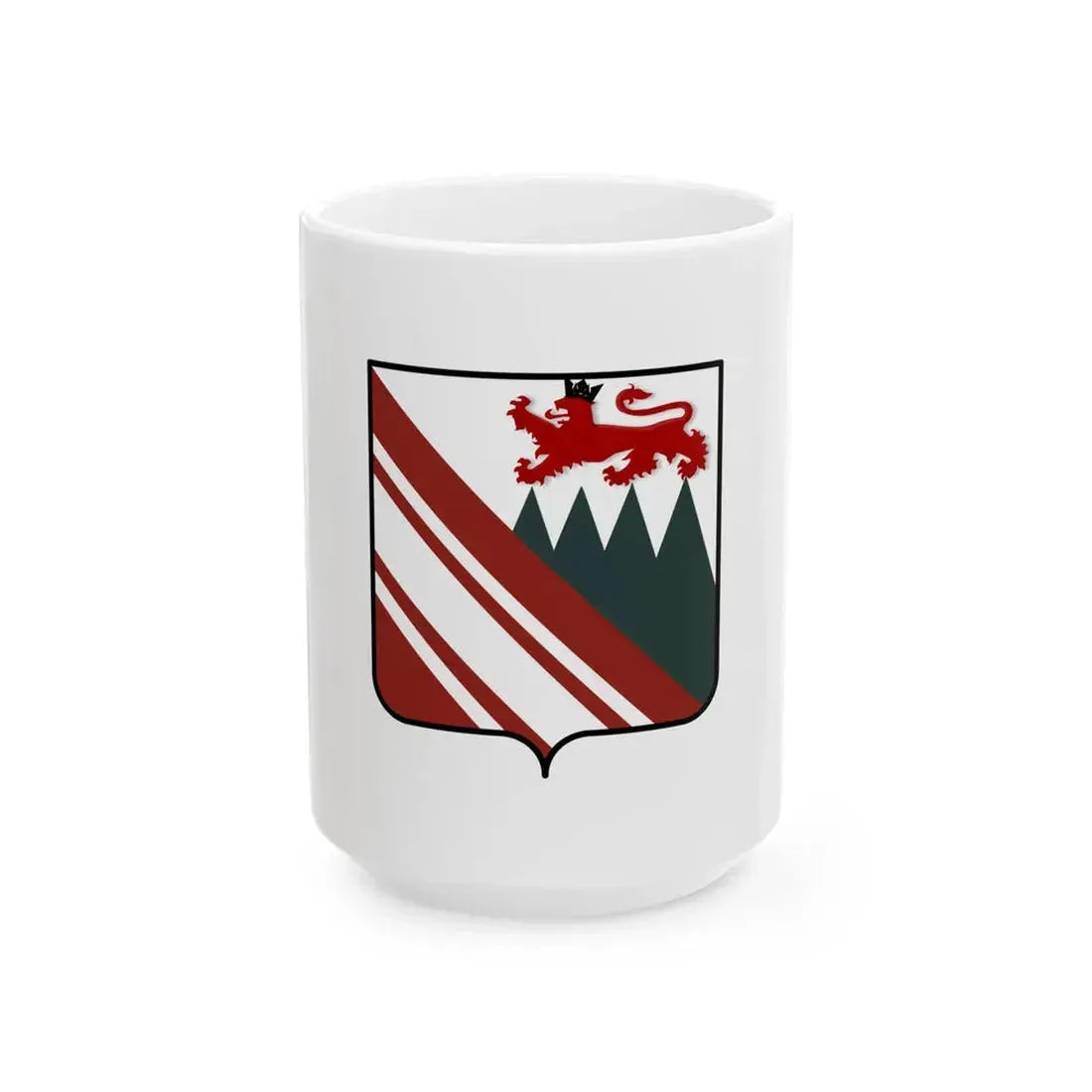 Vresse-sur-Semois vlag (Belgium) White Coffee Mug 15oz - Go Mug Yourself