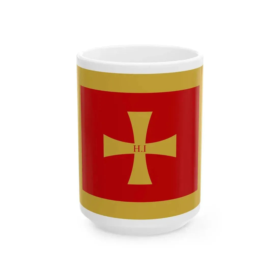 Vucji Do flag (Montenegro) White Coffee Mug 15oz - Go Mug Yourself