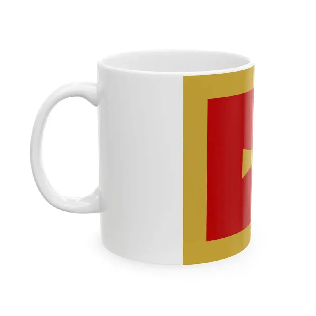 Vucji Do flag (Montenegro) White Coffee Mug - Go Mug Yourself