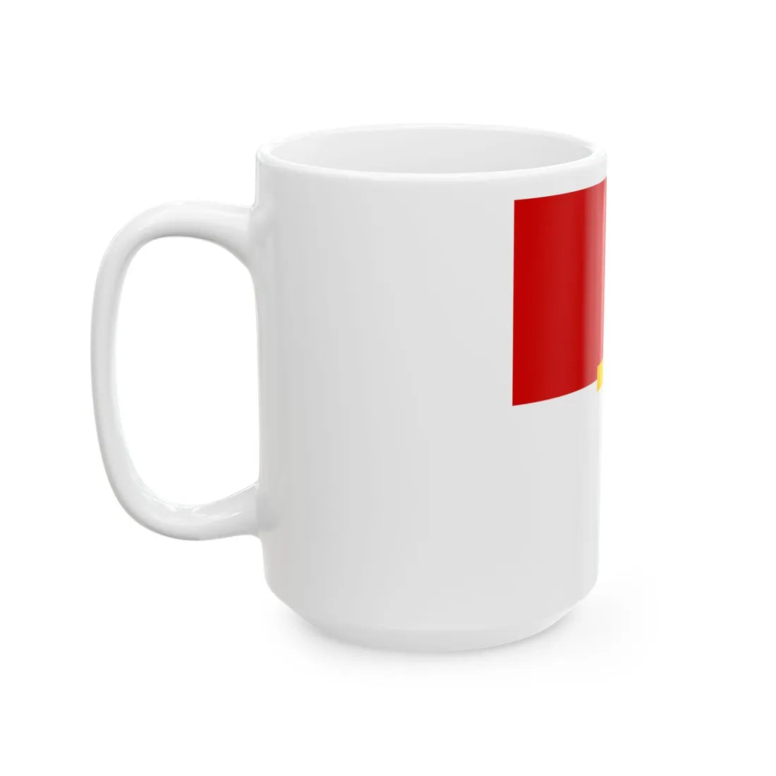 Vyshhorod flag (Ukraine) White Coffee Mug - Go Mug Yourself