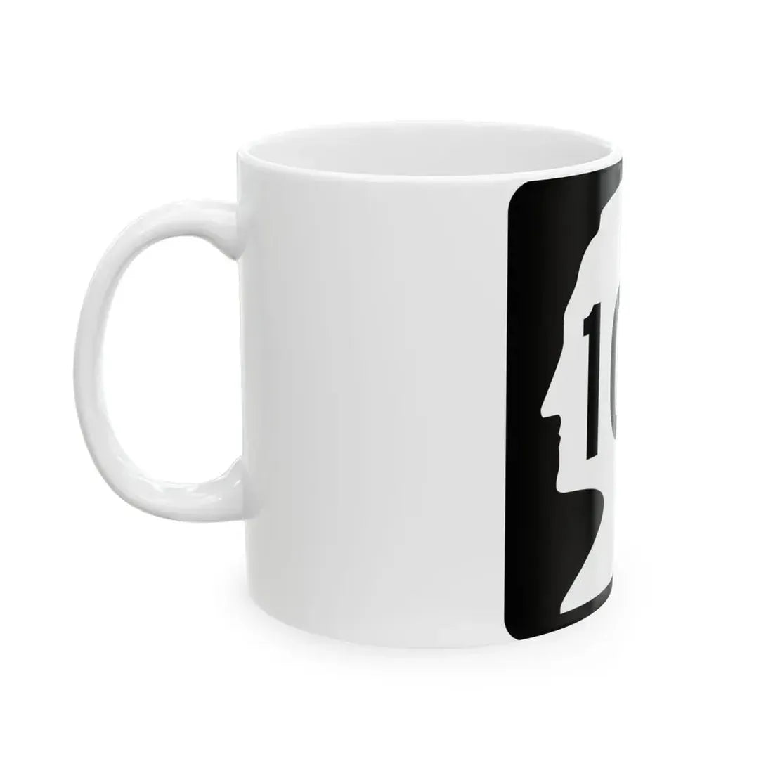 WA-100 (Washington) (Road Sign) White Coffee Mug - Go Mug Yourself