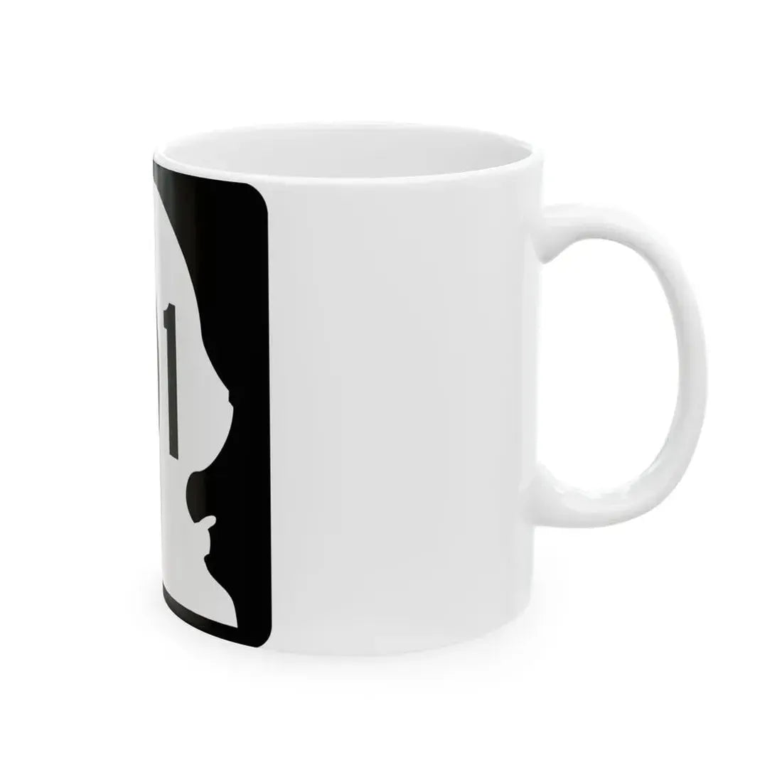 WA-101 (Washington) (Road Sign) White Coffee Mug - Go Mug Yourself