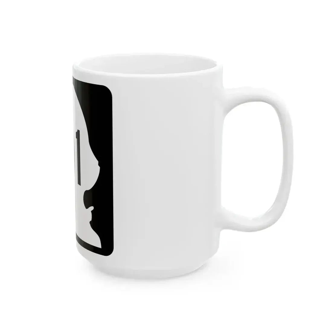 WA-101 (Washington) (Road Sign) White Coffee Mug - Go Mug Yourself