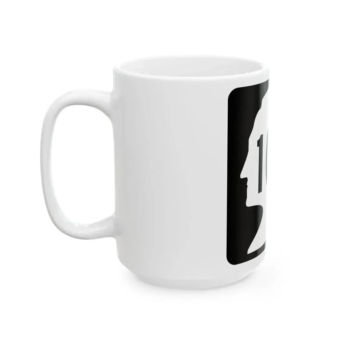 WA-103 (Washington) (Road Sign) White Coffee Mug - Go Mug Yourself