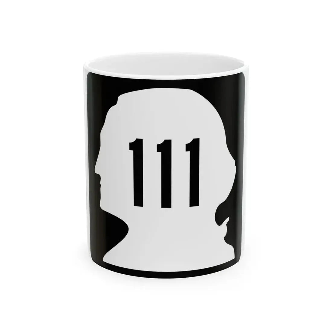WA-111 (Washington) (Road Sign) White Coffee Mug 11oz - Go Mug Yourself
