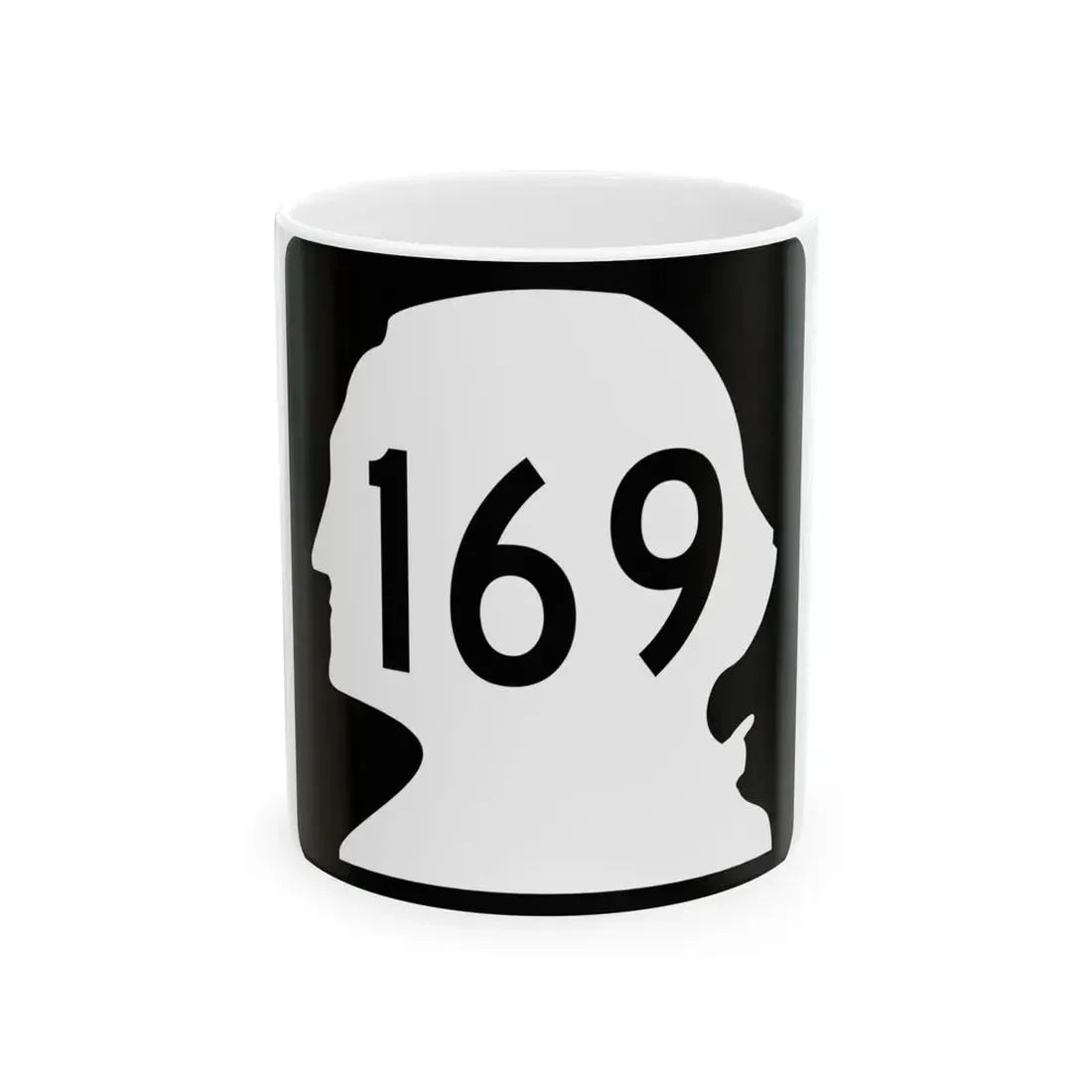 WA-169 (Washington) (Road Sign) White Coffee Mug 11oz - Go Mug Yourself