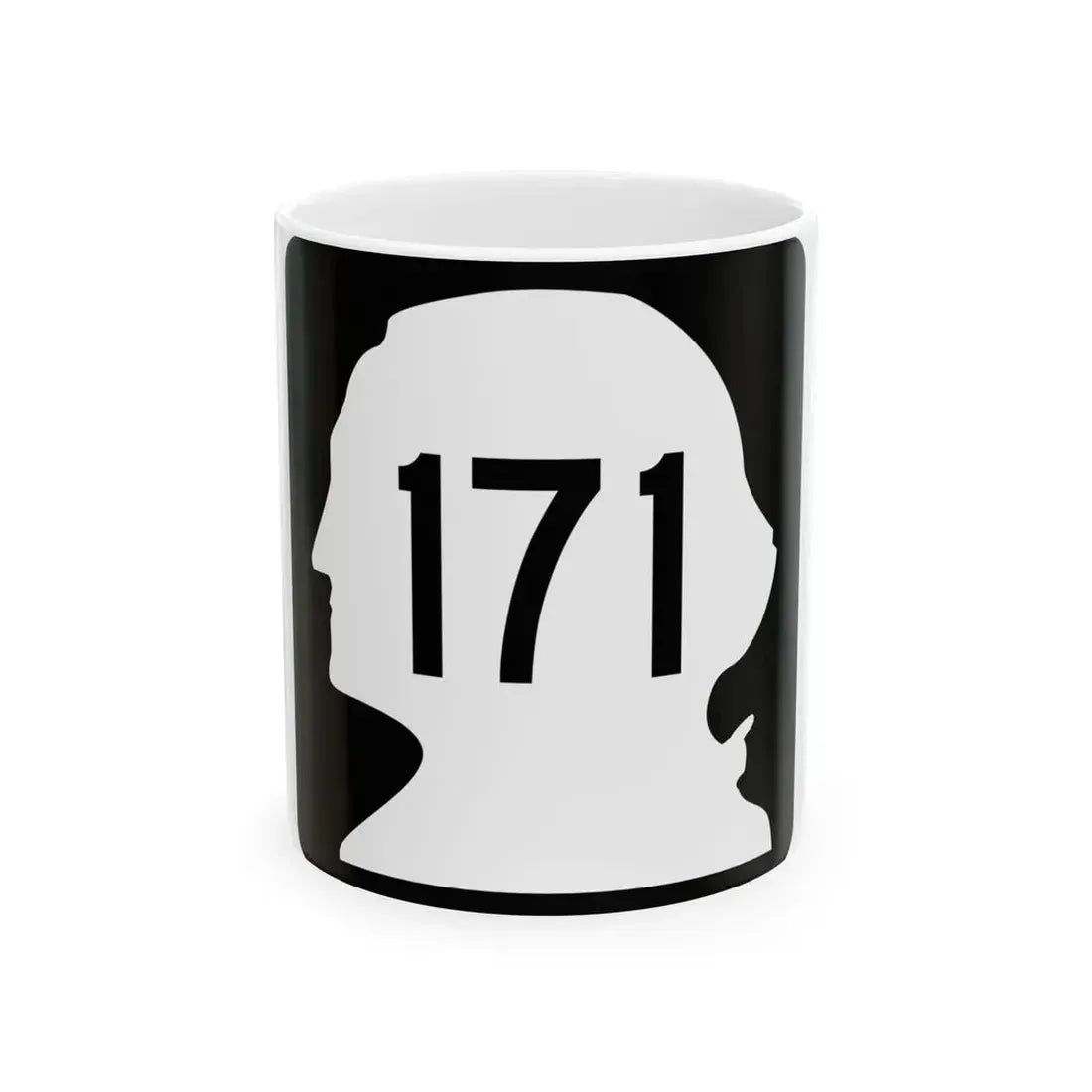 WA-171 (Washington) (Road Sign) White Coffee Mug 11oz - Go Mug Yourself
