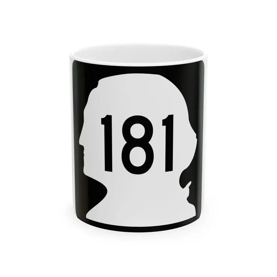WA-181 (Washington) (Road Sign) White Coffee Mug 11oz - Go Mug Yourself