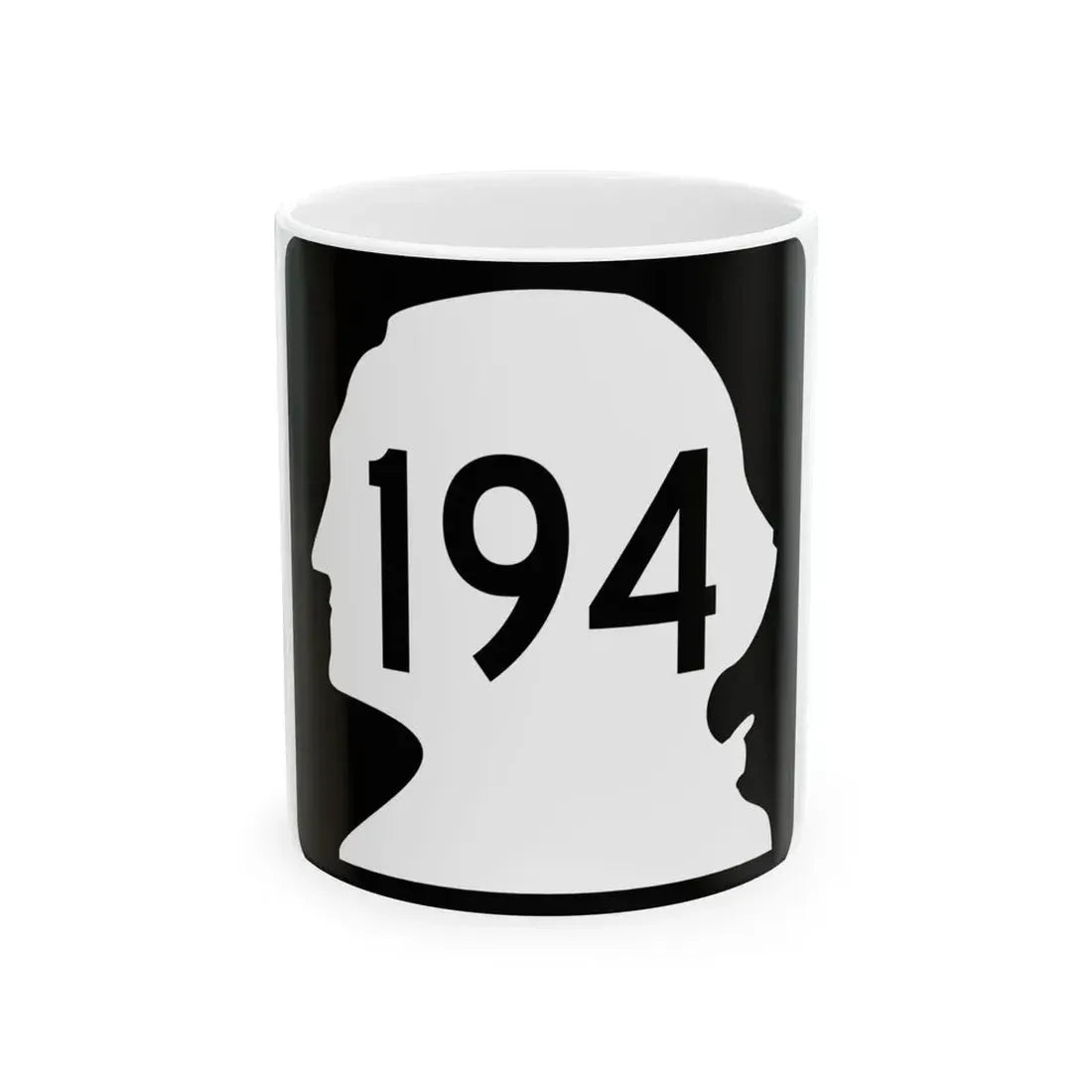 WA-194 (Washington) (Road Sign) White Coffee Mug 11oz - Go Mug Yourself