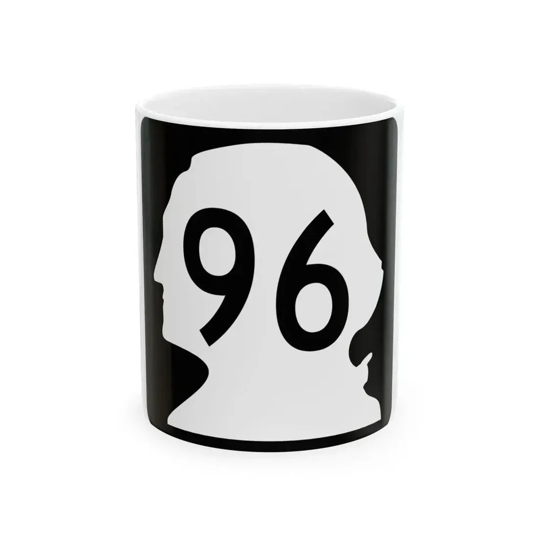 WA-96 (Washington) (Road Sign) White Coffee Mug 11oz - Go Mug Yourself
