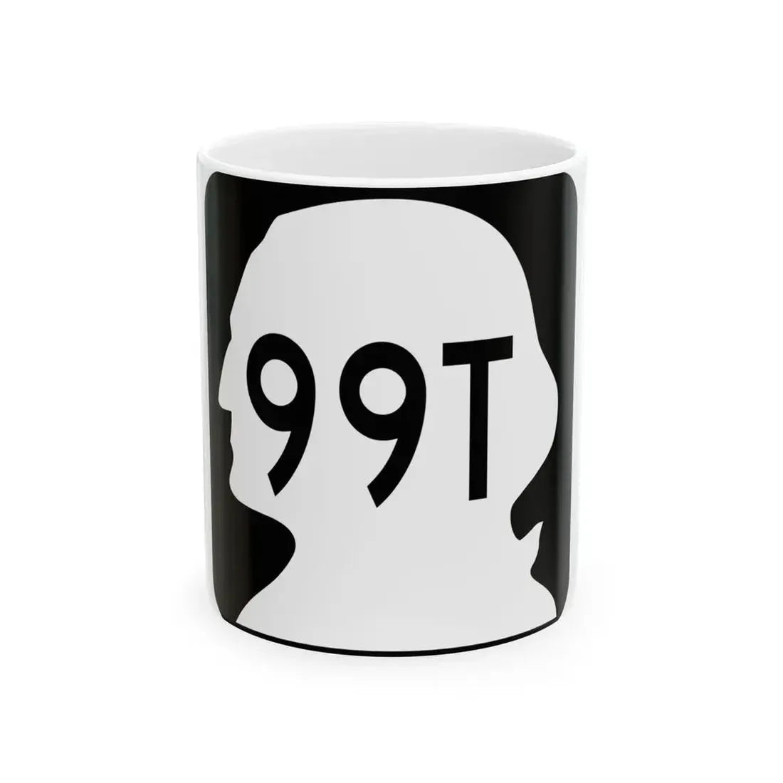 WA-99T (Washington) (Road Sign) White Coffee Mug 11oz - Go Mug Yourself