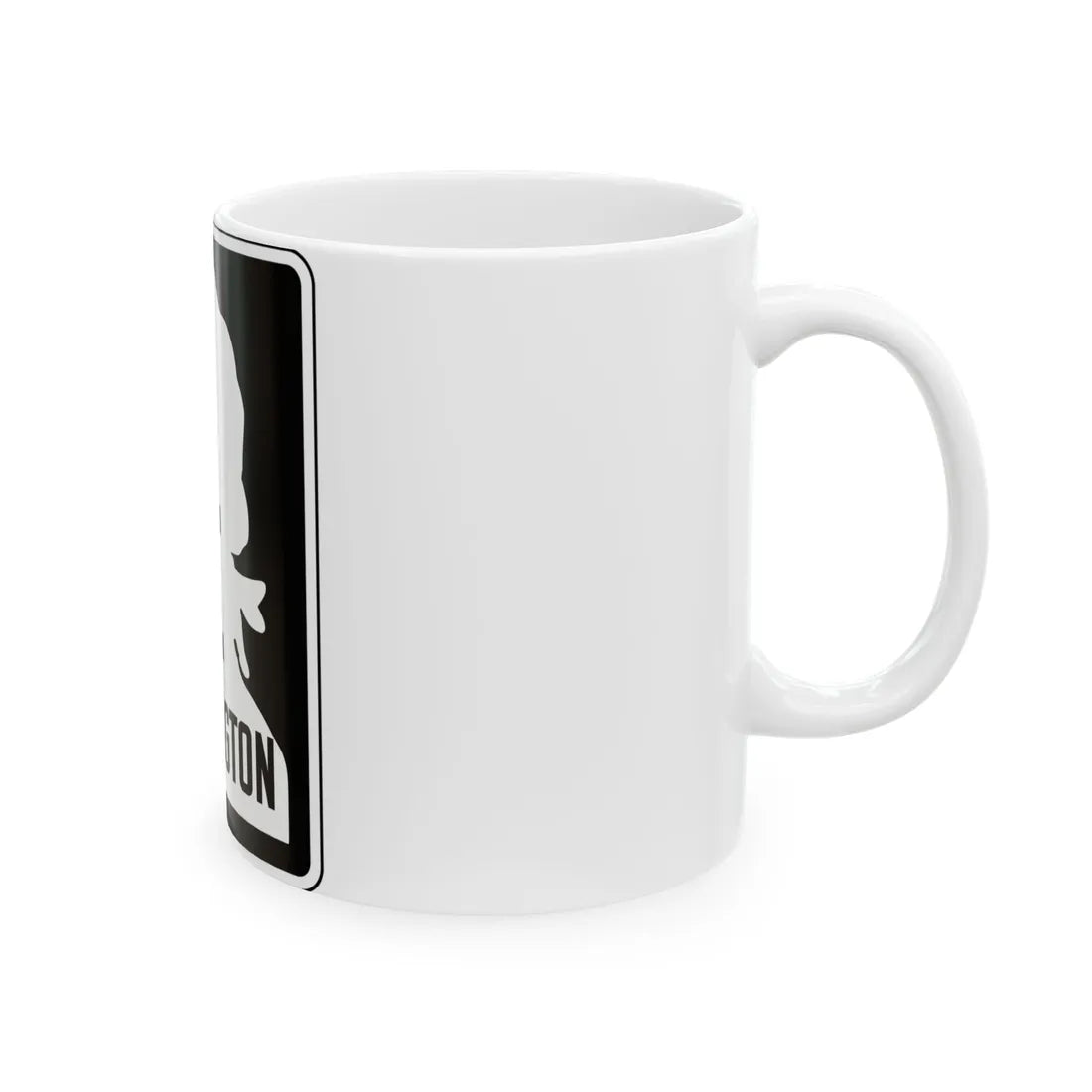 WA-SSH1-I (Washington) (Road Sign) White Coffee Mug - Go Mug Yourself