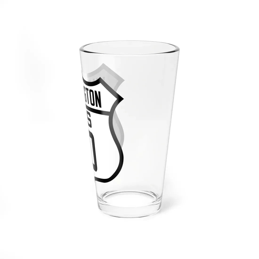 WA-US10 (Washington) (Road Sign) Pint Glass 16oz - Go Mug Yourself