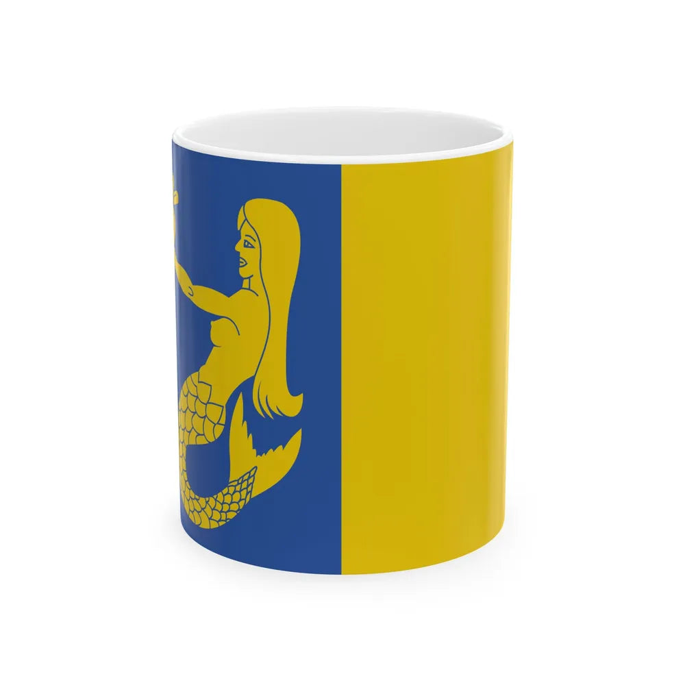 Waasmunster vlag (Belgium) White Coffee Mug 11oz - Go Mug Yourself