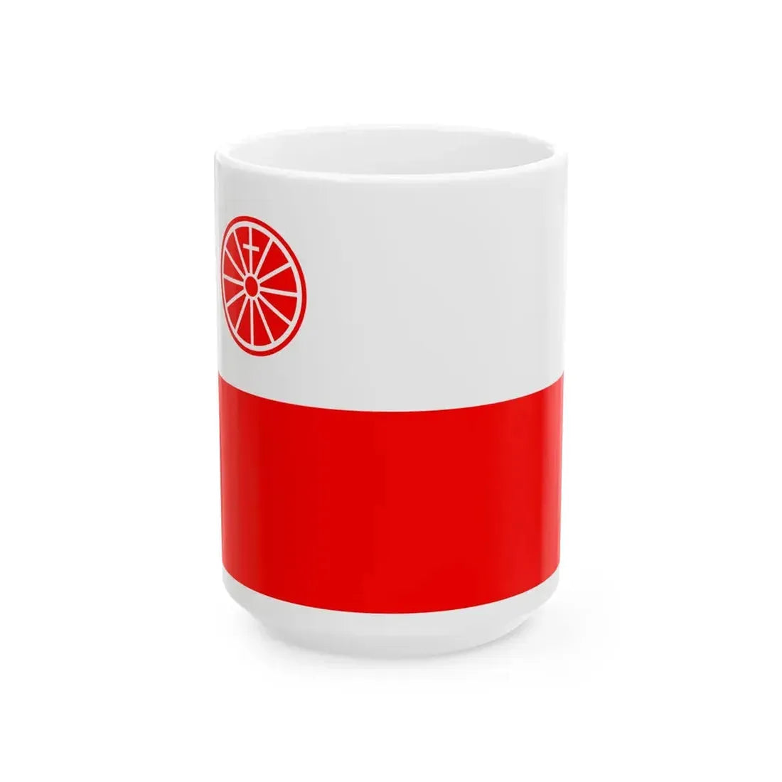 Wageningen flag (Netherlands) White Coffee Mug 15oz - Go Mug Yourself