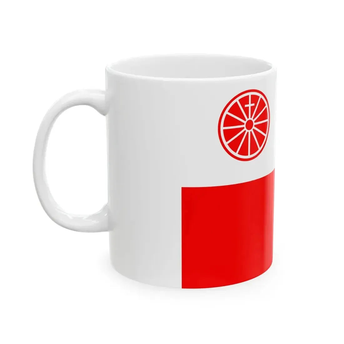 Wageningen flag (Netherlands) White Coffee Mug - Go Mug Yourself