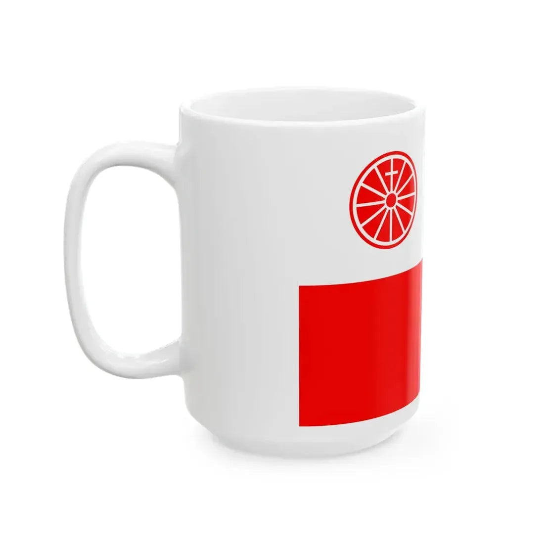 Wageningen flag (Netherlands) White Coffee Mug - Go Mug Yourself