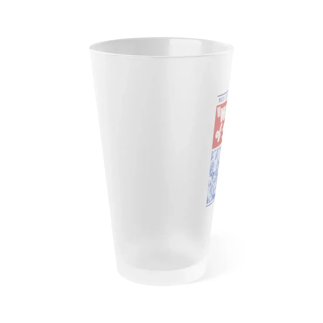 WAGES OF SIN 1938 Movie Poster - Frosted Pint Glass 16oz - Go Mug Yourself