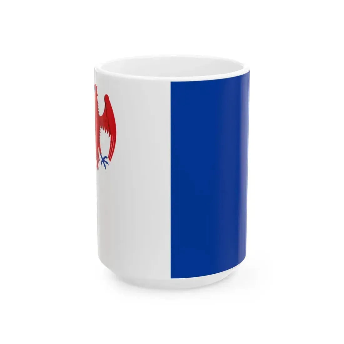 Walcourt vlag (Belgium) White Coffee Mug 15oz - Go Mug Yourself