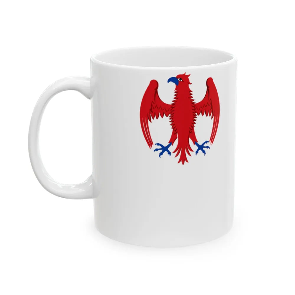 Walcourt vlag (Belgium) White Coffee Mug - Go Mug Yourself