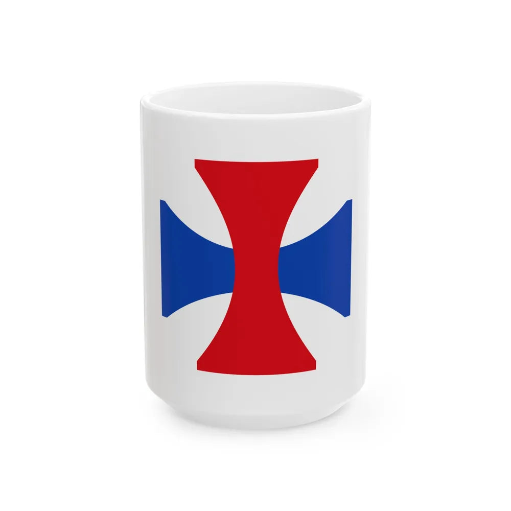 Walhain vlag (Belgium) White Coffee Mug 15oz - Go Mug Yourself