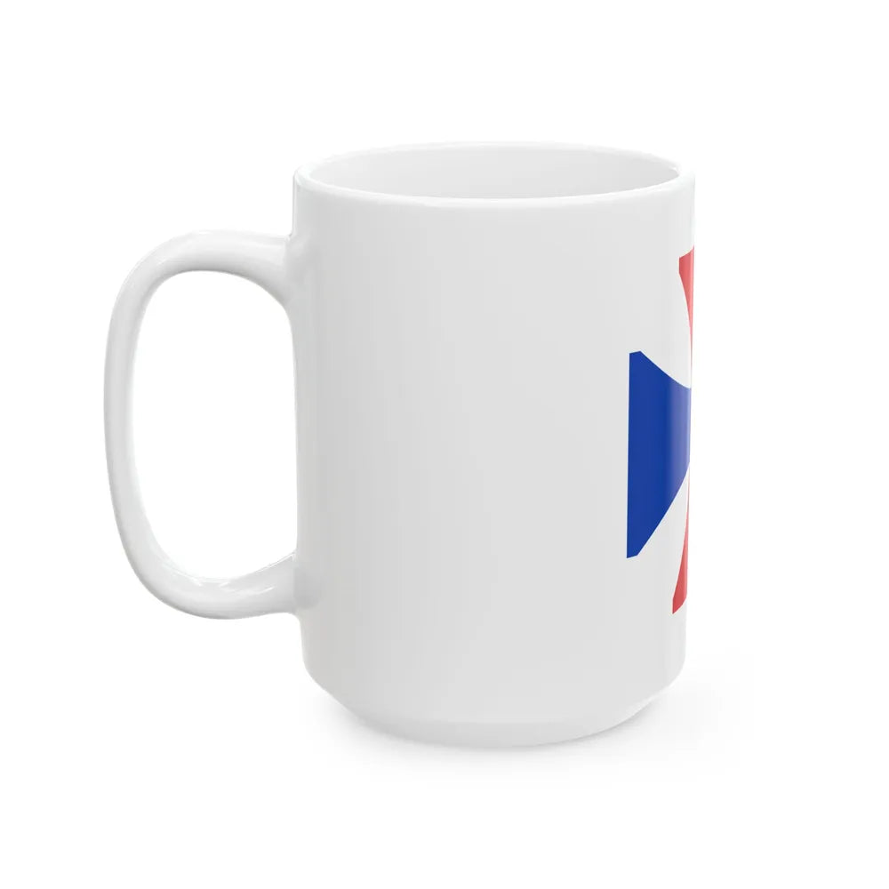 Walhain vlag (Belgium) White Coffee Mug - Go Mug Yourself