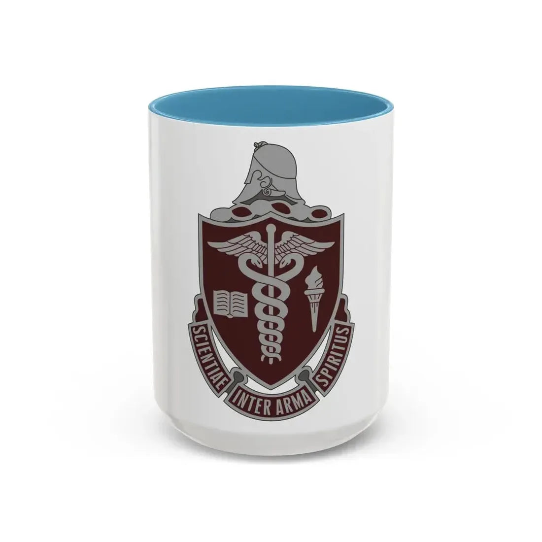 Walter Reed National Military Medical Center (U.S. Army) Accent Coffee Mug 15oz Light Blue - Go Mug Yourself