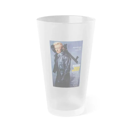 WANTED DEAD OR ALIVE 1986 Movie Poster - Frosted Pint Glass 16oz 16oz Frosted - Go Mug Yourself