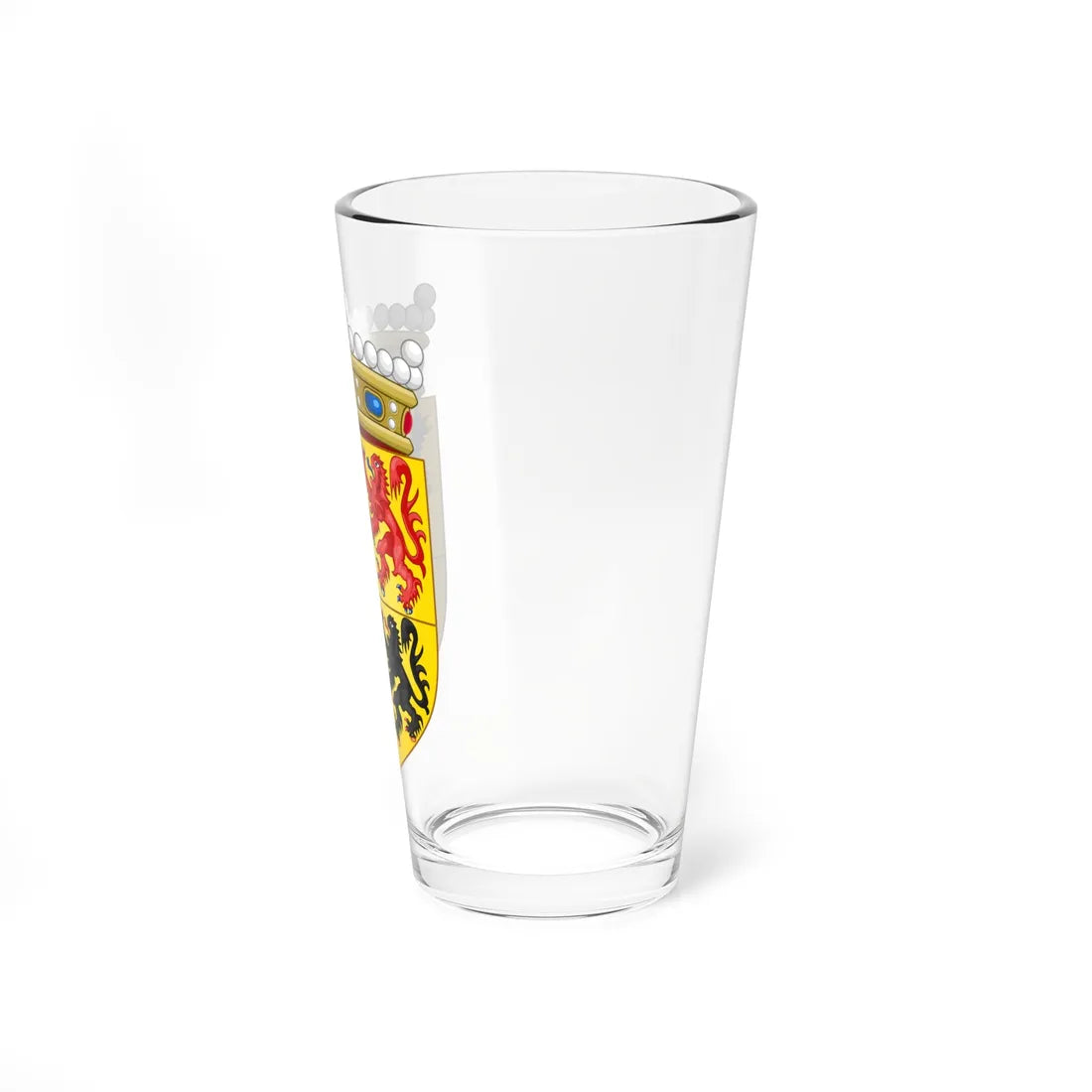Wapen van Henegouwen provincie (Belgium) (Coat of Arms) Pint Glass 16oz - Go Mug Yourself