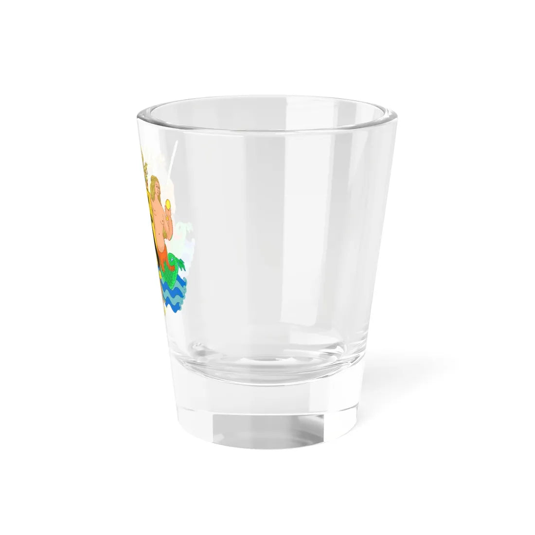 Wapen van Oostende (Belgium) (Coat of Arms) Shot Glass 1.5oz - Go Mug Yourself