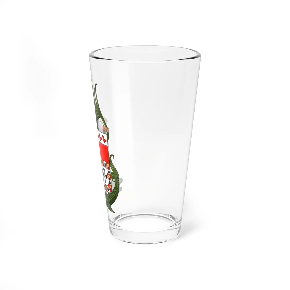 Wapen van Zandhoven (Belgium) (Coat of Arms) Pint Glass 16oz - Go Mug Yourself