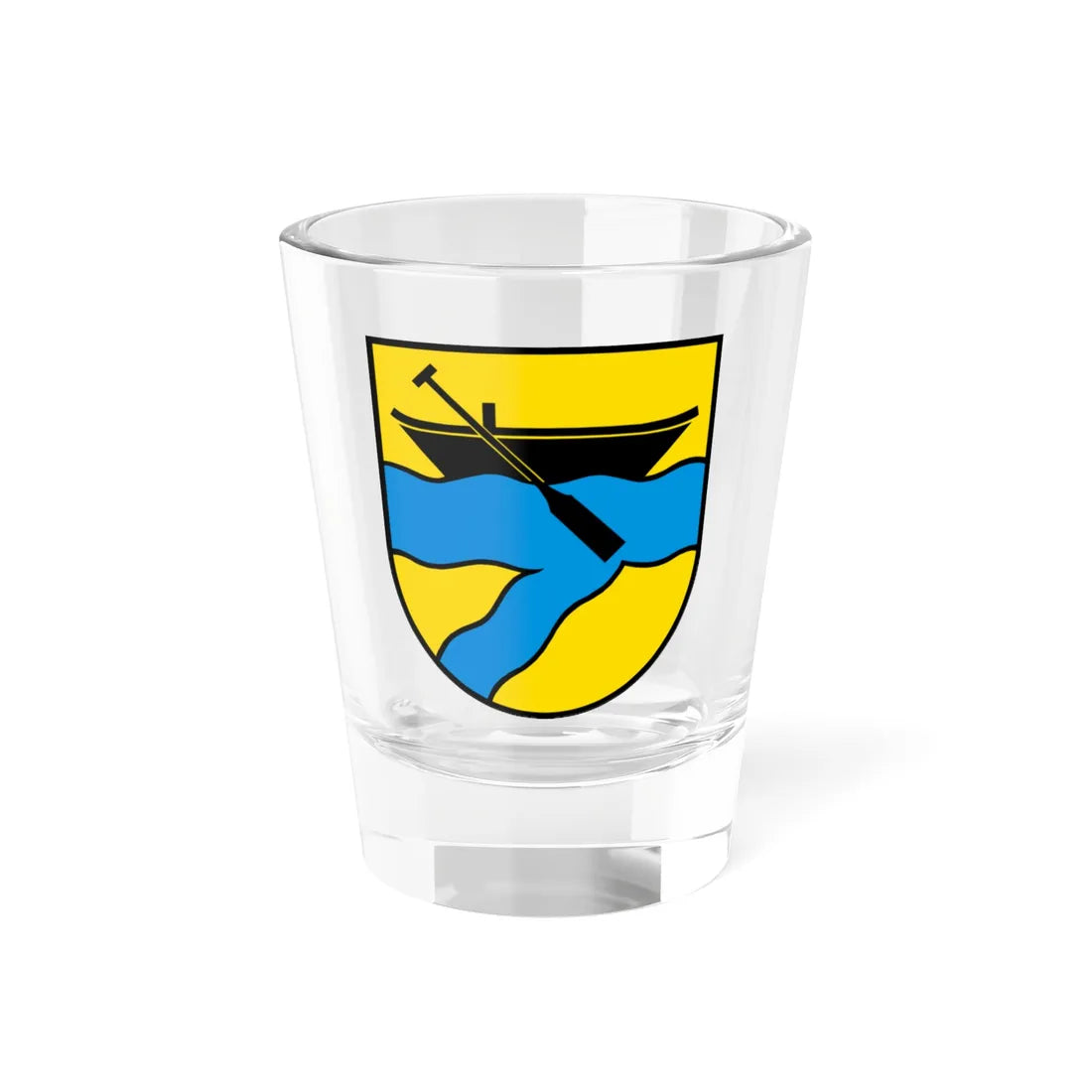 Wappen Koblenz AG (Switzerland) (Coat of Arms) Shot Glass 1.5oz - Go Mug Yourself