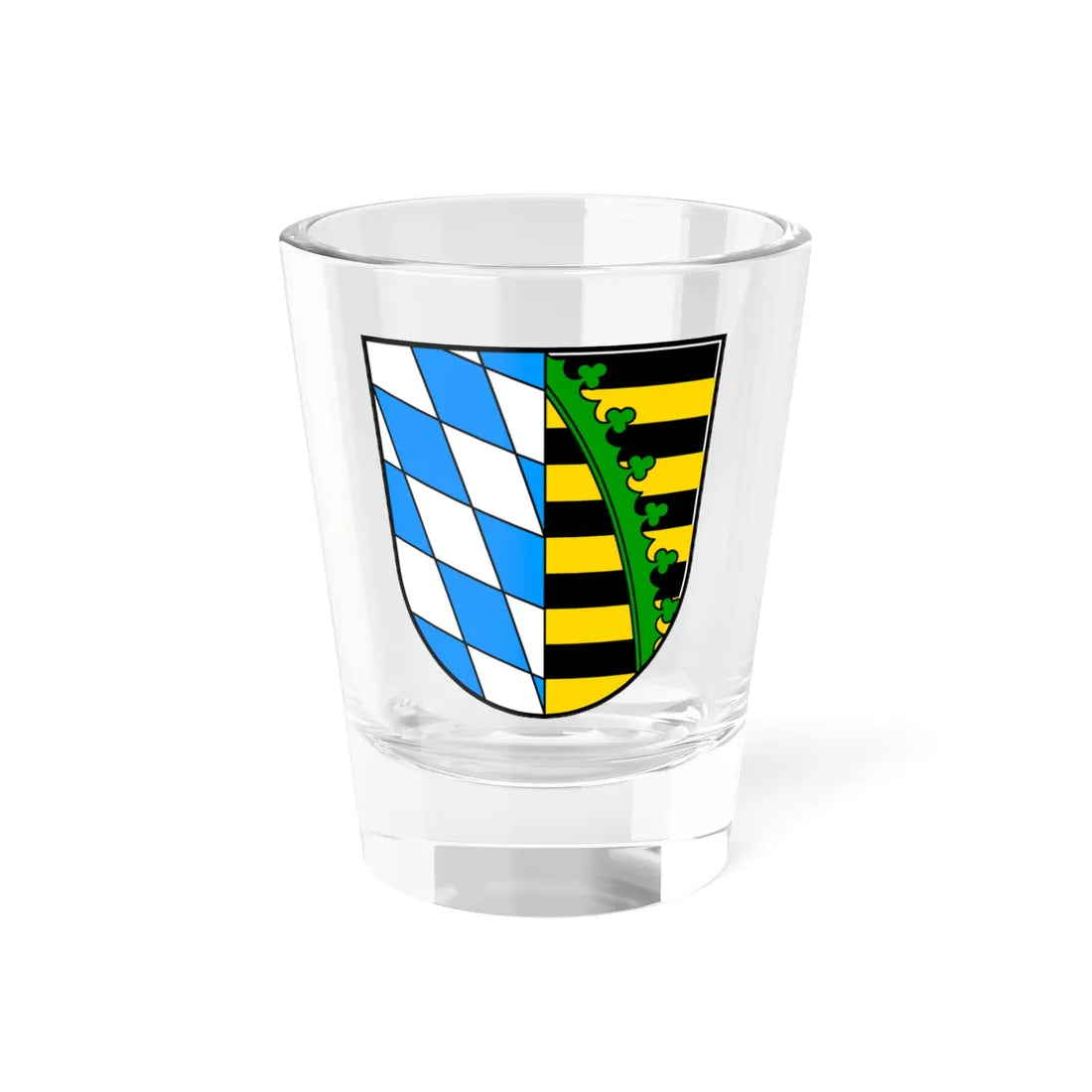 Wappen landkreis coburg (Germany) (Coat of Arms) Shot Glass 1.5oz - Go Mug Yourself