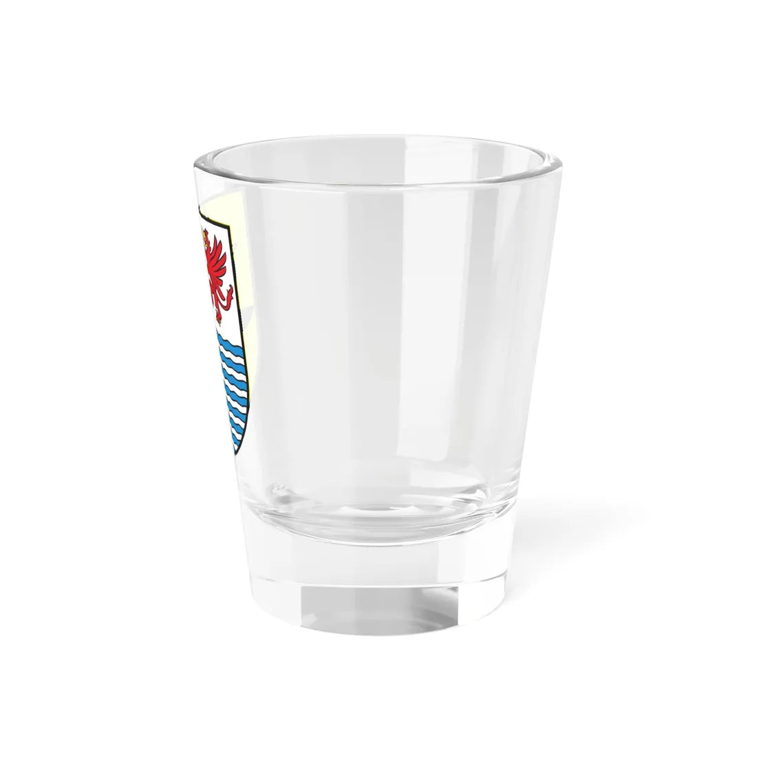 Wappen Mecklenburgische Seenplatte (Germany) (Coat of Arms) Shot Glass 1.5oz - Go Mug Yourself