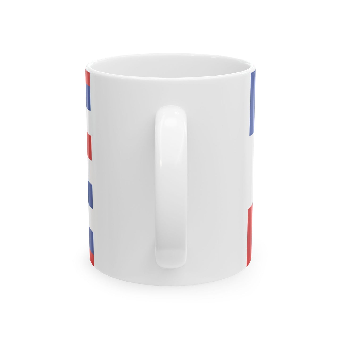 War Ensign of DF Yugoslavia 1942 (Croatia) White Coffee Mug-Go Mug Yourself