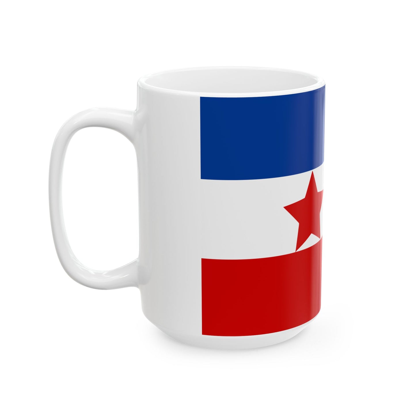War Ensign of DF Yugoslavia 1942 (Croatia) White Coffee Mug-Go Mug Yourself