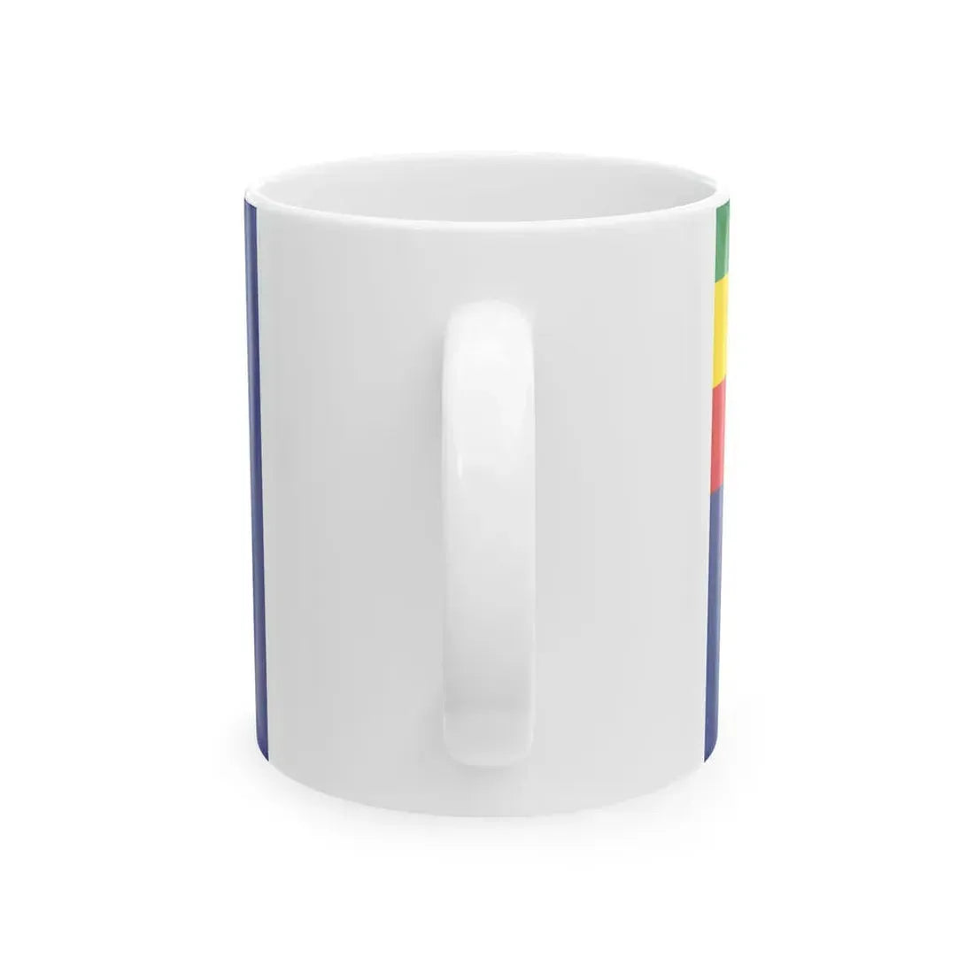 War Ensign of Ethiopia FDRE (Ethiopia) White Coffee Mug - Go Mug Yourself