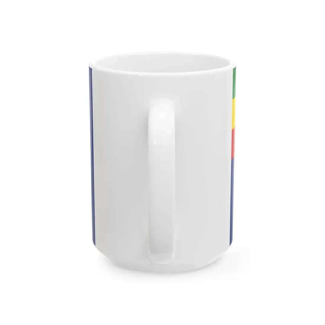 War Ensign of Ethiopia FDRE (Ethiopia) White Coffee Mug - Go Mug Yourself